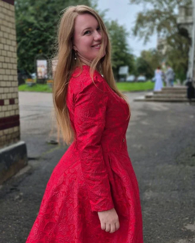 Lady in red жаккардовое платье, премиум Италия