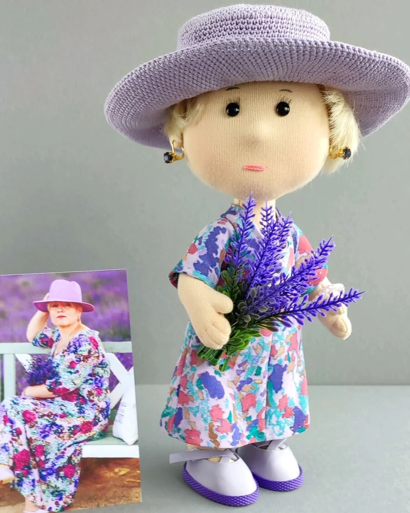 Кукла по фото для подруги Подарок подруге маме Кукла ручной работы — Основной