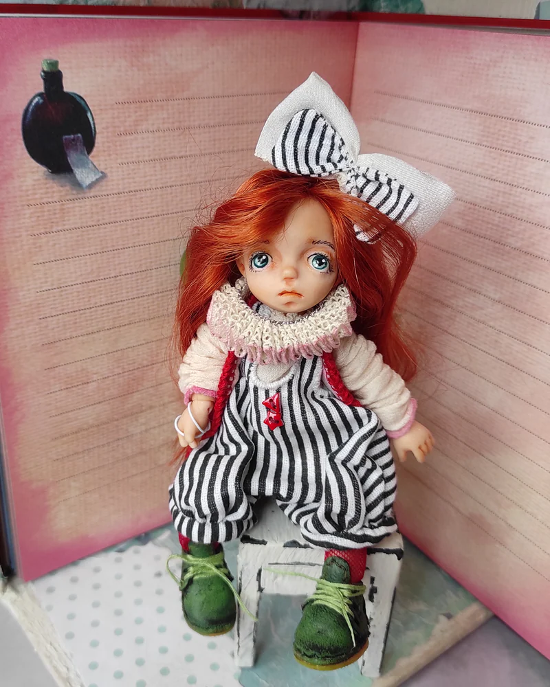 Кукла клоун, BJD 1/12