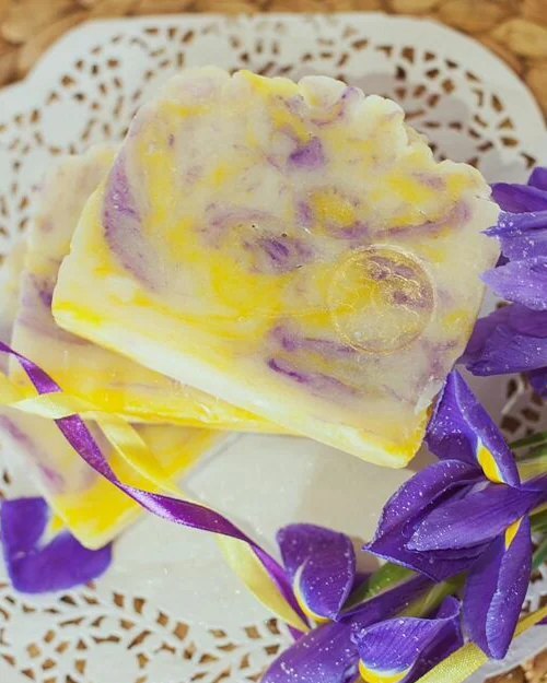 Мыло кусковое Весенние первоцветы Подарок женщине