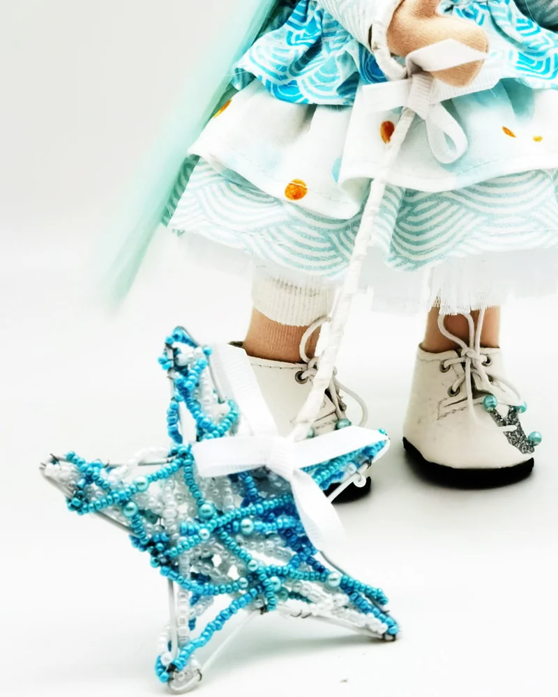 Текстильная куколка-принцесса