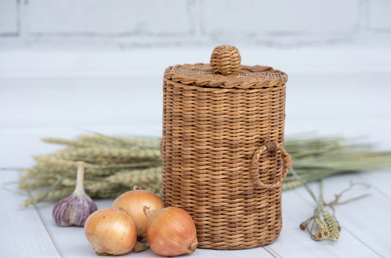 корзина для хранения лука и чеснока, орехов и сухофруктов