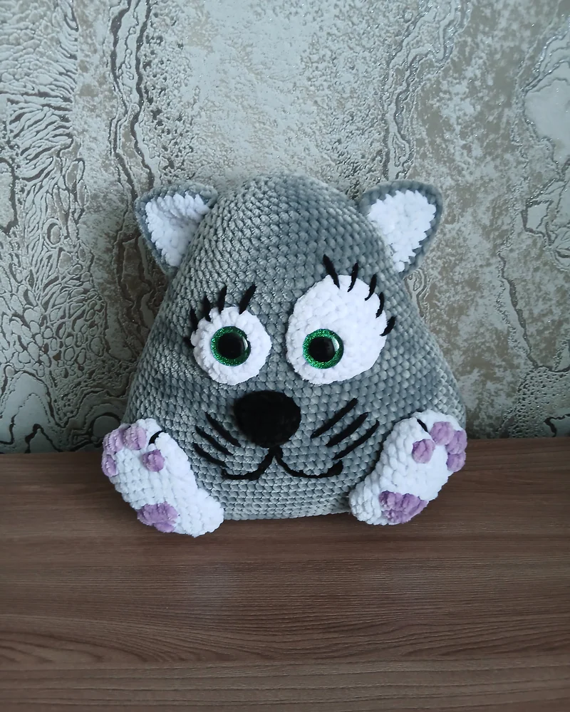 ,,Котофей" декоративная подушка-игрушка. — Мягкая игрушка