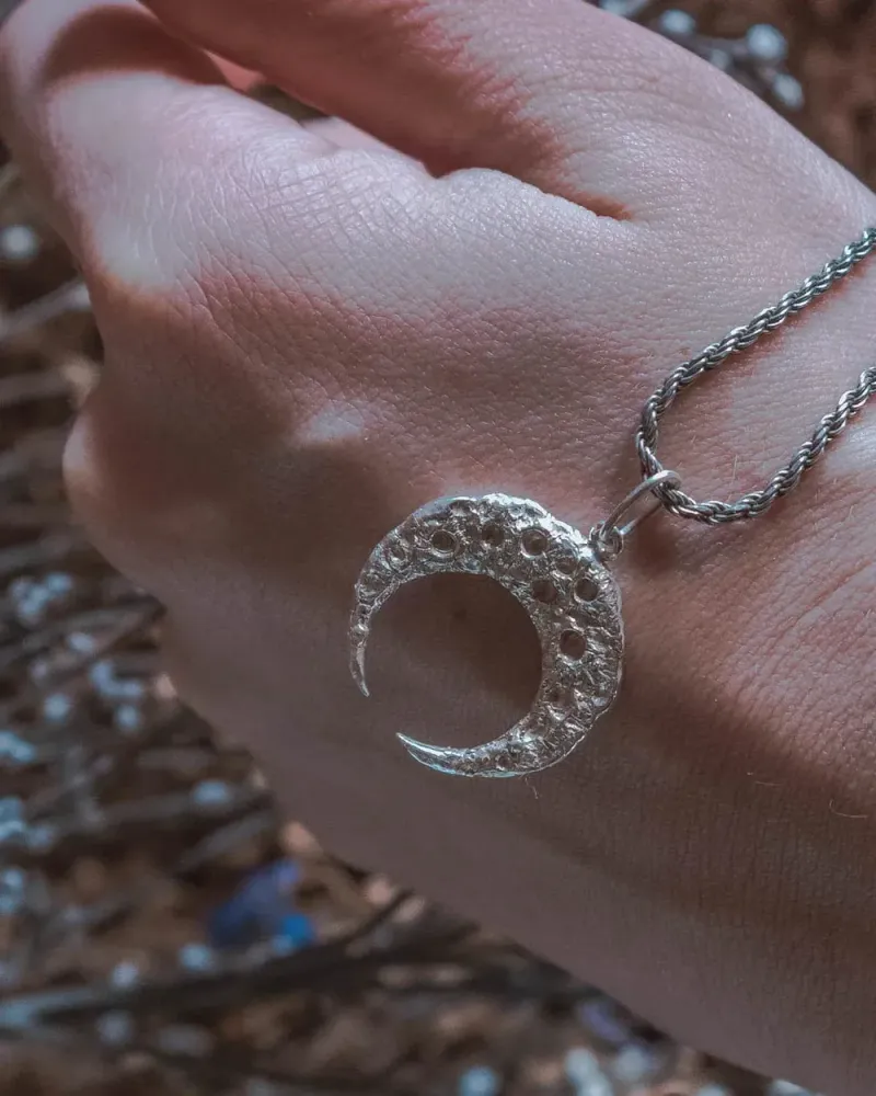 Подвеска «Луна» из серебра