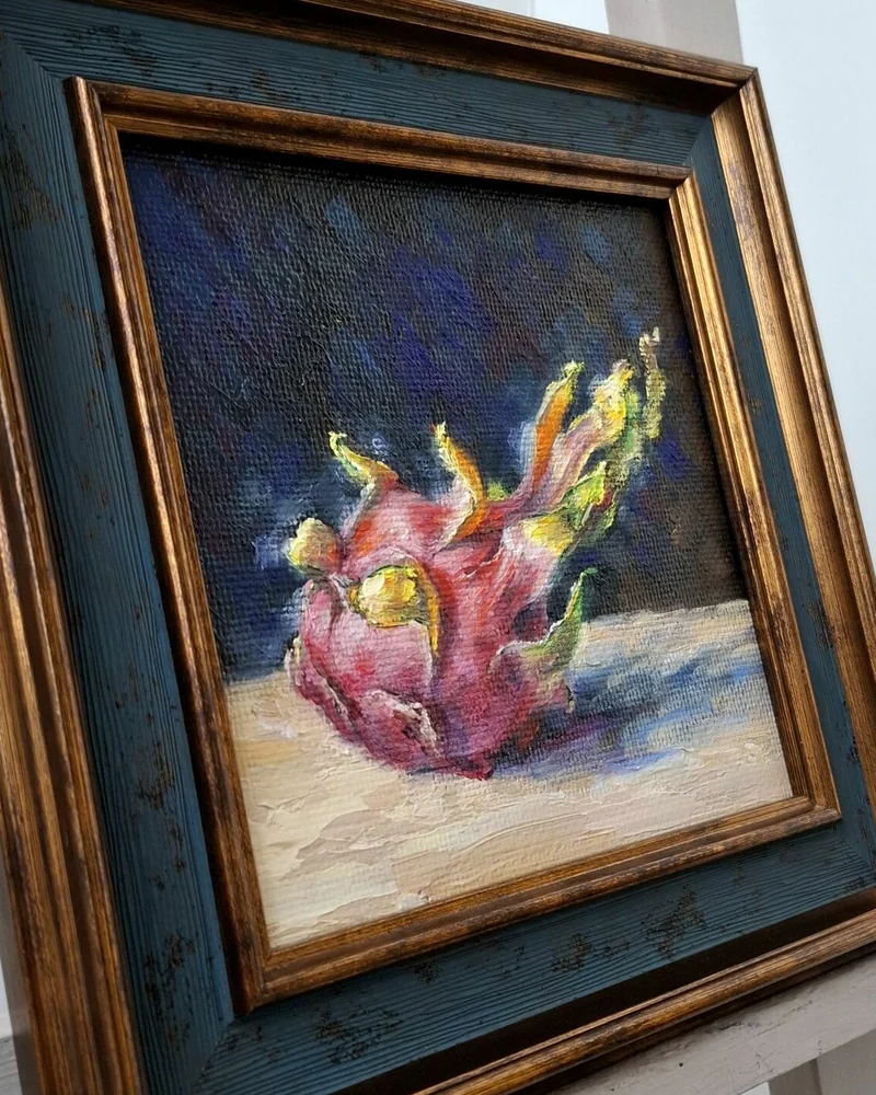 Питахайя. Картина маслом