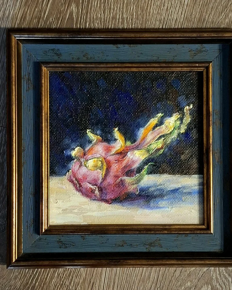 Питахайя. Картина маслом
