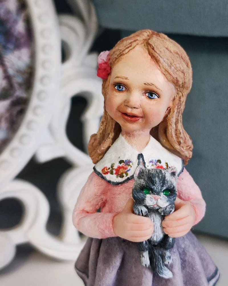 Ёлочная игрушка из ваты