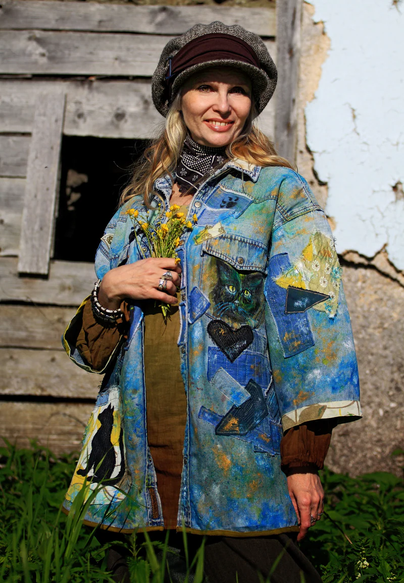 Рубашка "Черный кот".