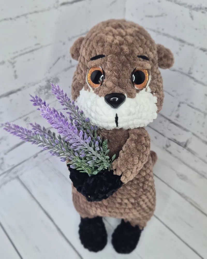 Выдрёныш — коричневый с белым