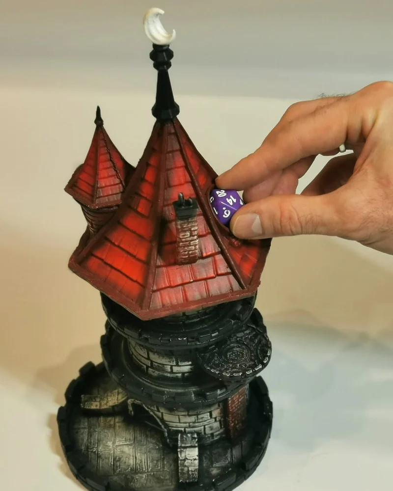 Дайстауэр "Башня волшебника" в цвете, Dice Tower