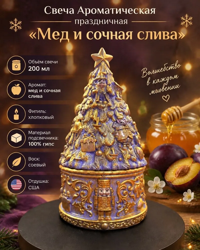 Свеча-ель по мотивам «Щелкунчика» — Щелкунчика