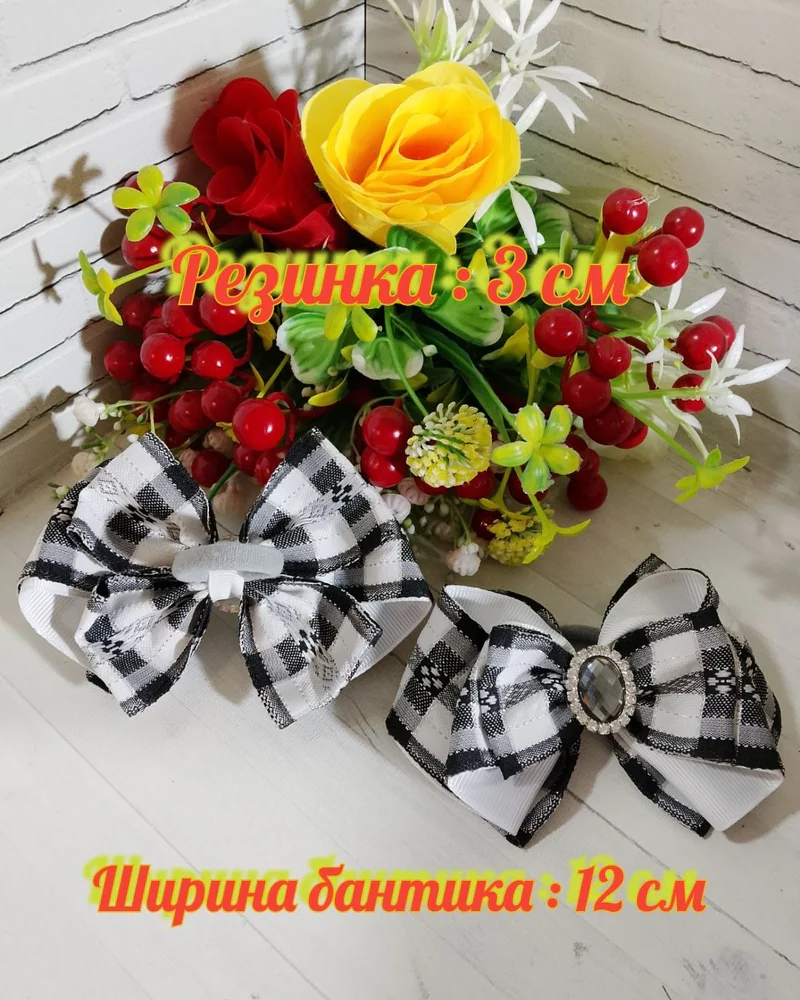Школьные банты ручной работы