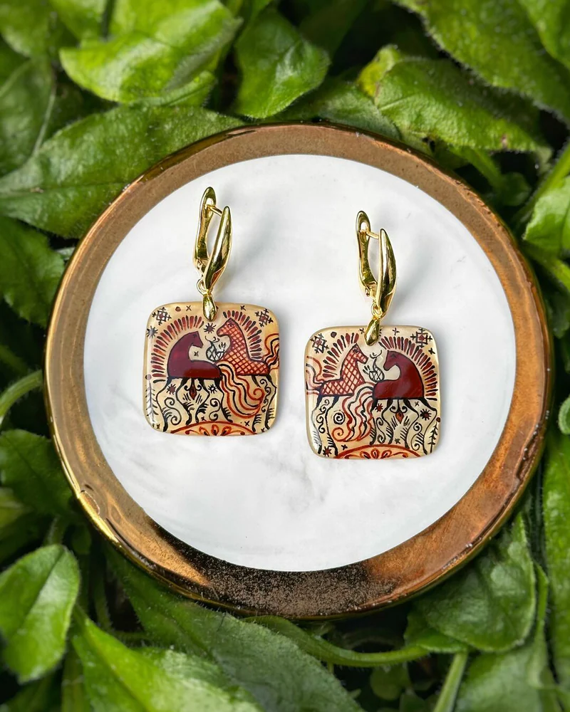 Серьги «Вселенная»