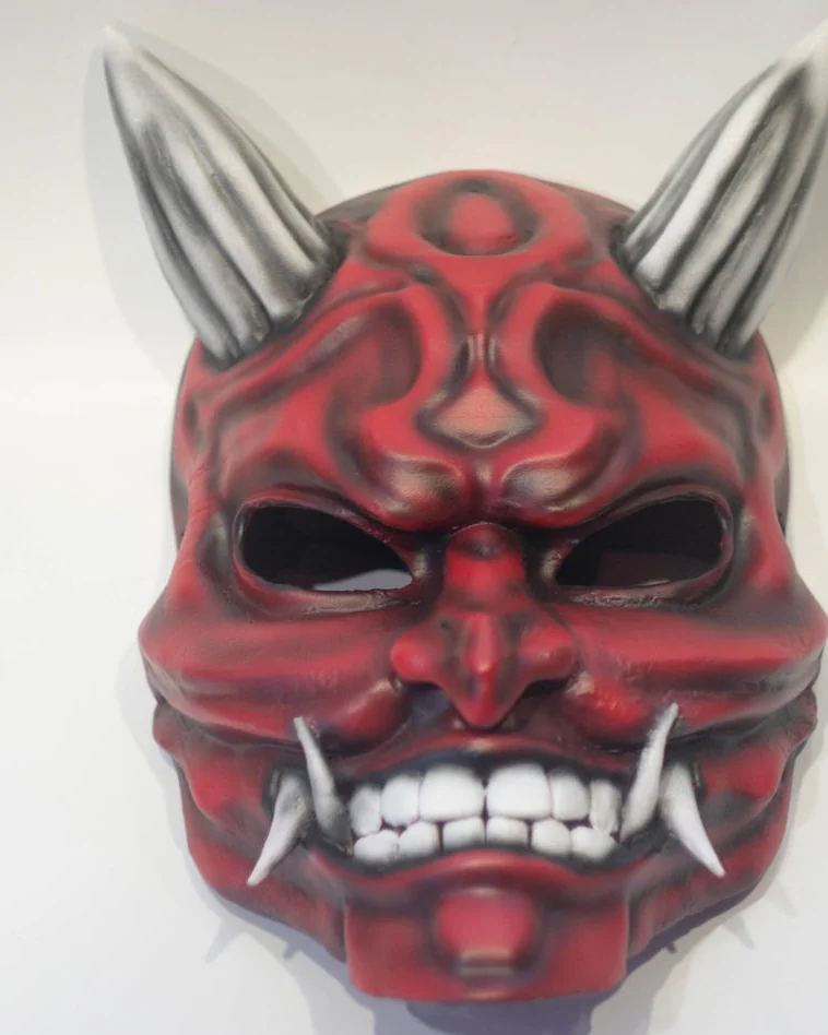 Японская маска демона Они (Oni japan mask)