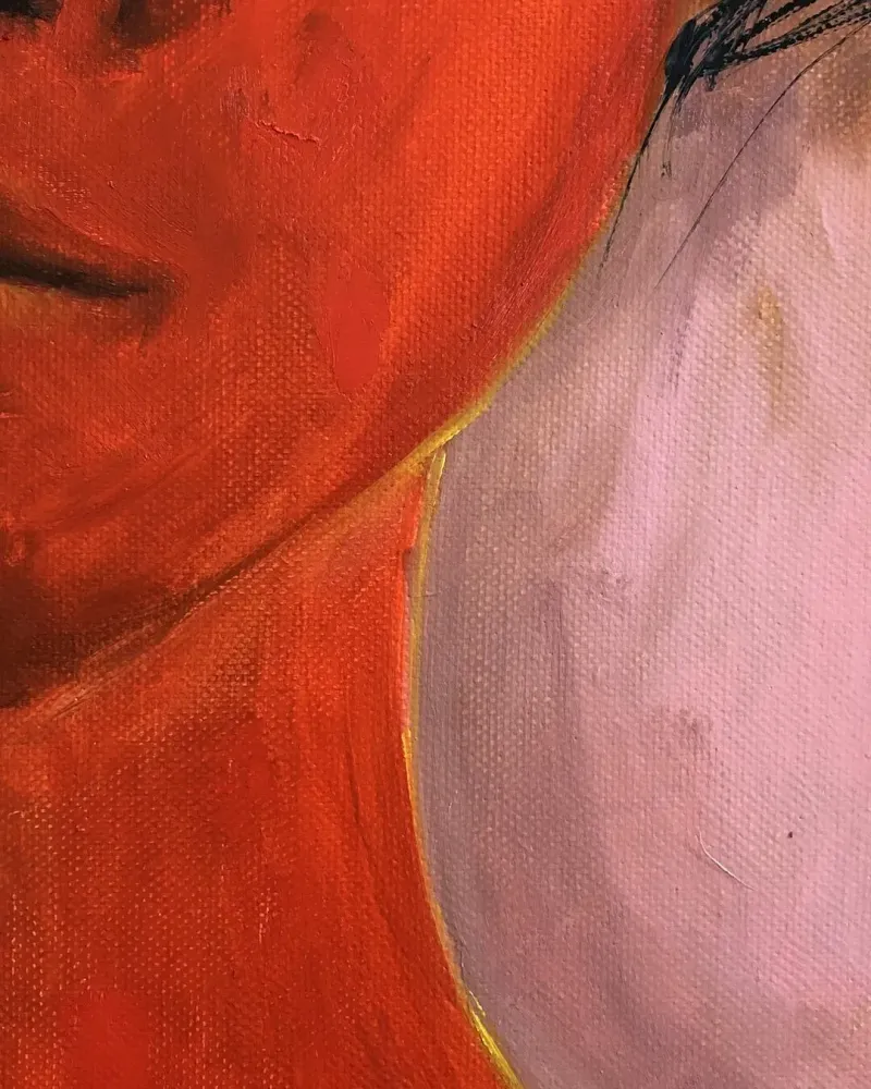 Портрет девушки. Картина маслом 40×50 см — 40×50 см