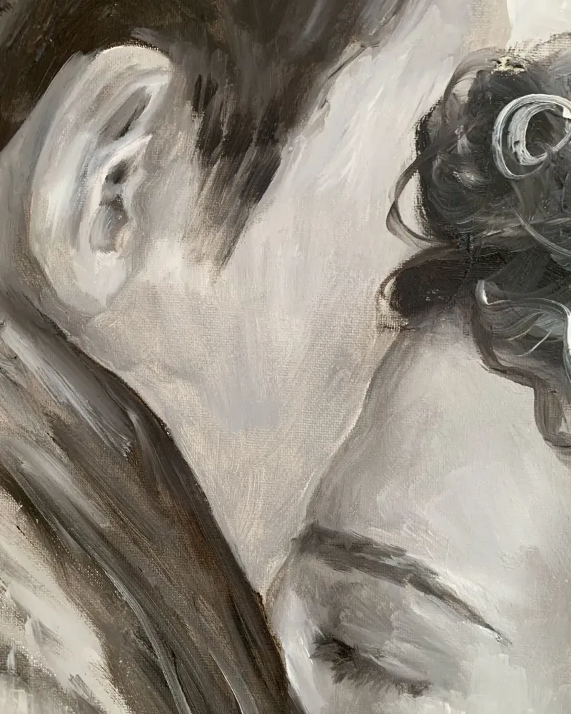 Встреча. Картина маслом 50×60 см — 50×60 см