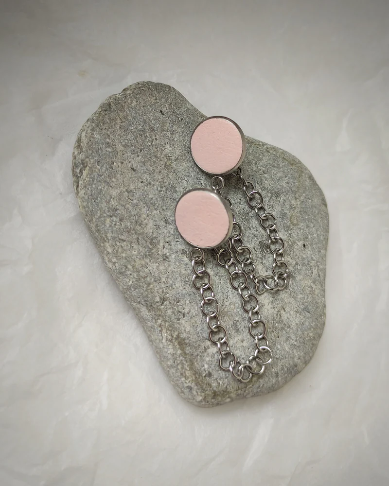 Серьги из бетона