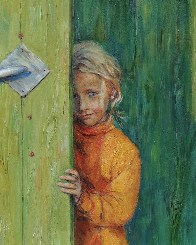 Солнышко выглянуло. Картина маслом