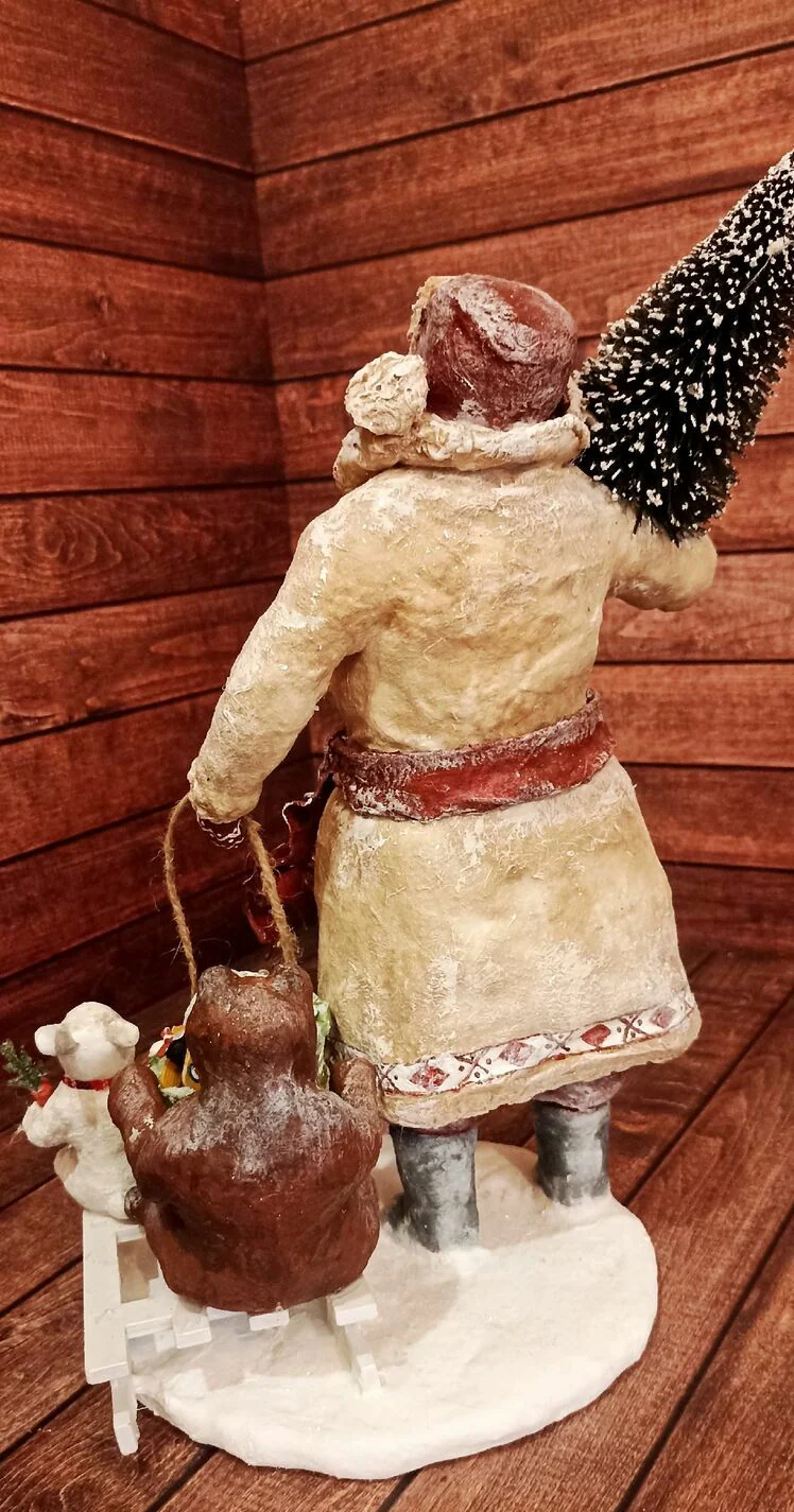 Дедушка Мороз с санями