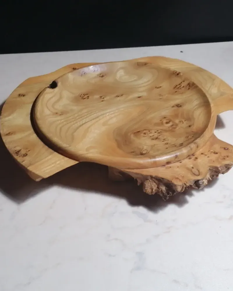 Блюдо из капа карагача
