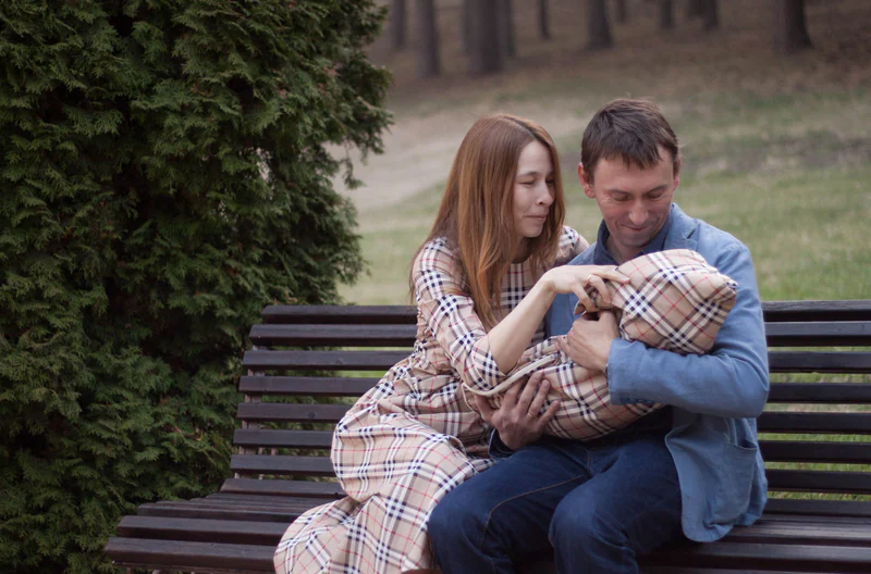Комплект на выписку из роддома — бежевый цвет