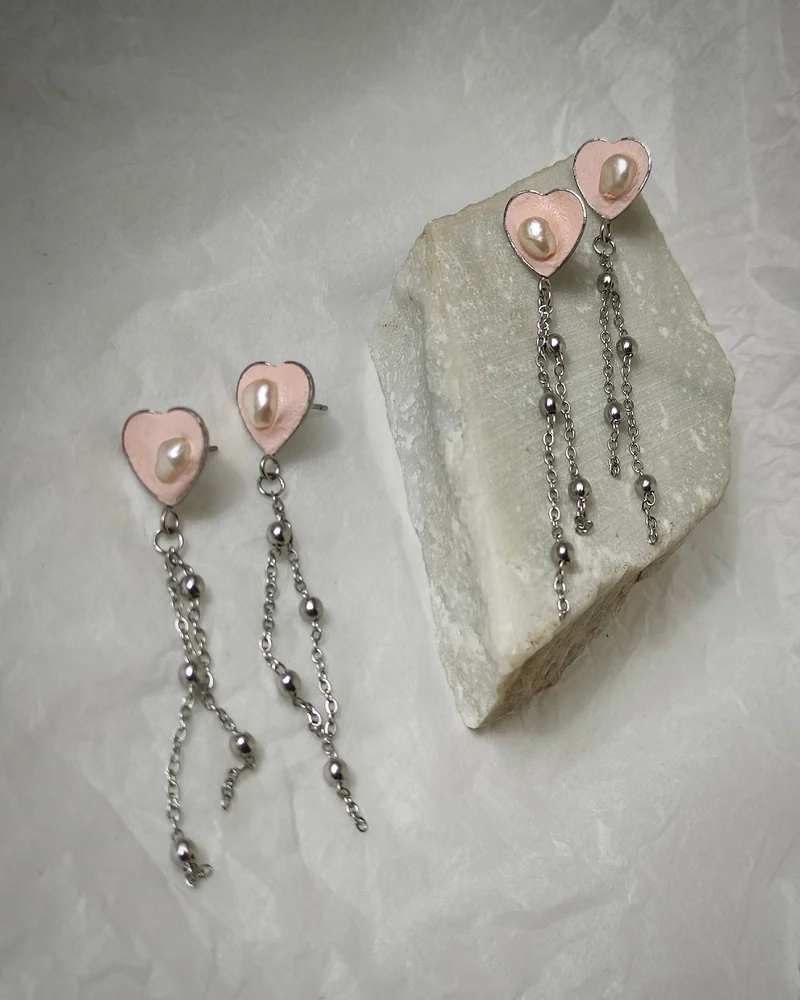 Серьги из бетона