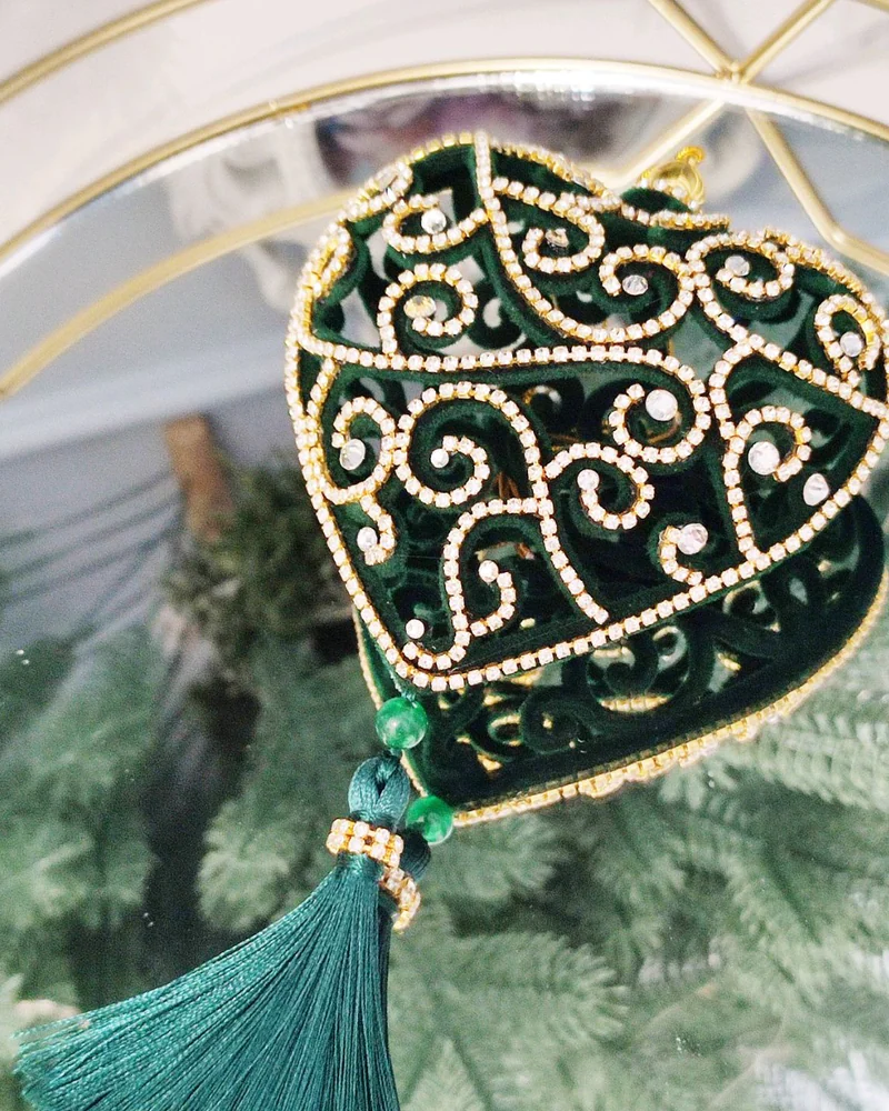 Ёлочная игрушка "Сердце"