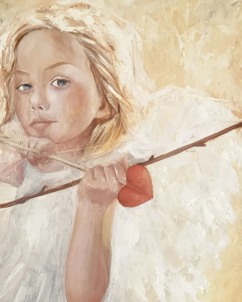 Ангел любви. Картина маслом 50×70 см — 50×70 см