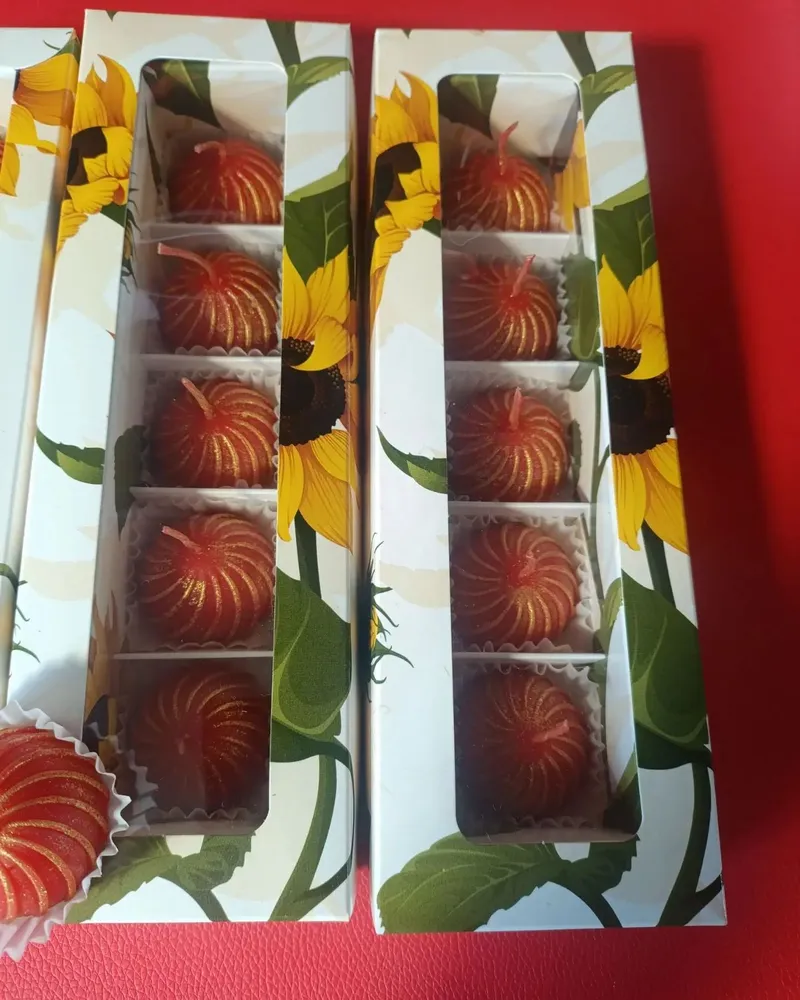 Свечи конфеты 🍬 — Оранжевый