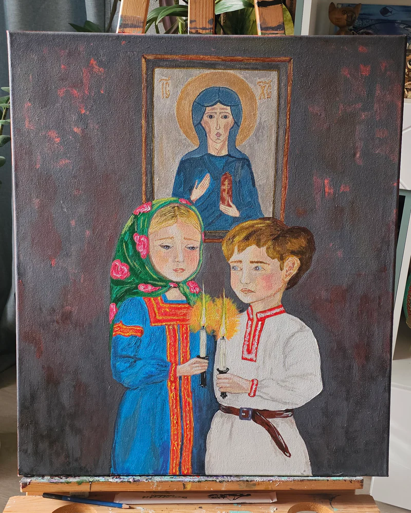 Картина "Ангелы земные"