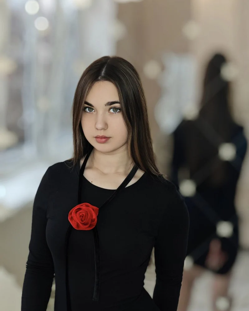 Роза + галстук шнур бархатная