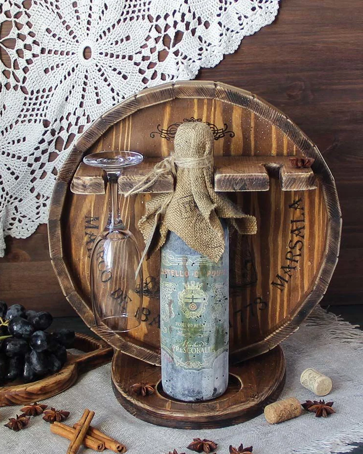 Мини- бар «Попробуй Италию на вкус»- массив сосны — Основной