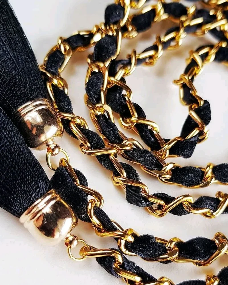 Пояс "Gold Chain Tassels"