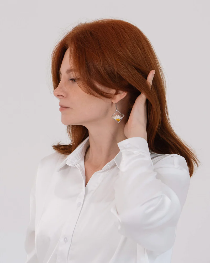 Серьги ромашки — Основное исполнение