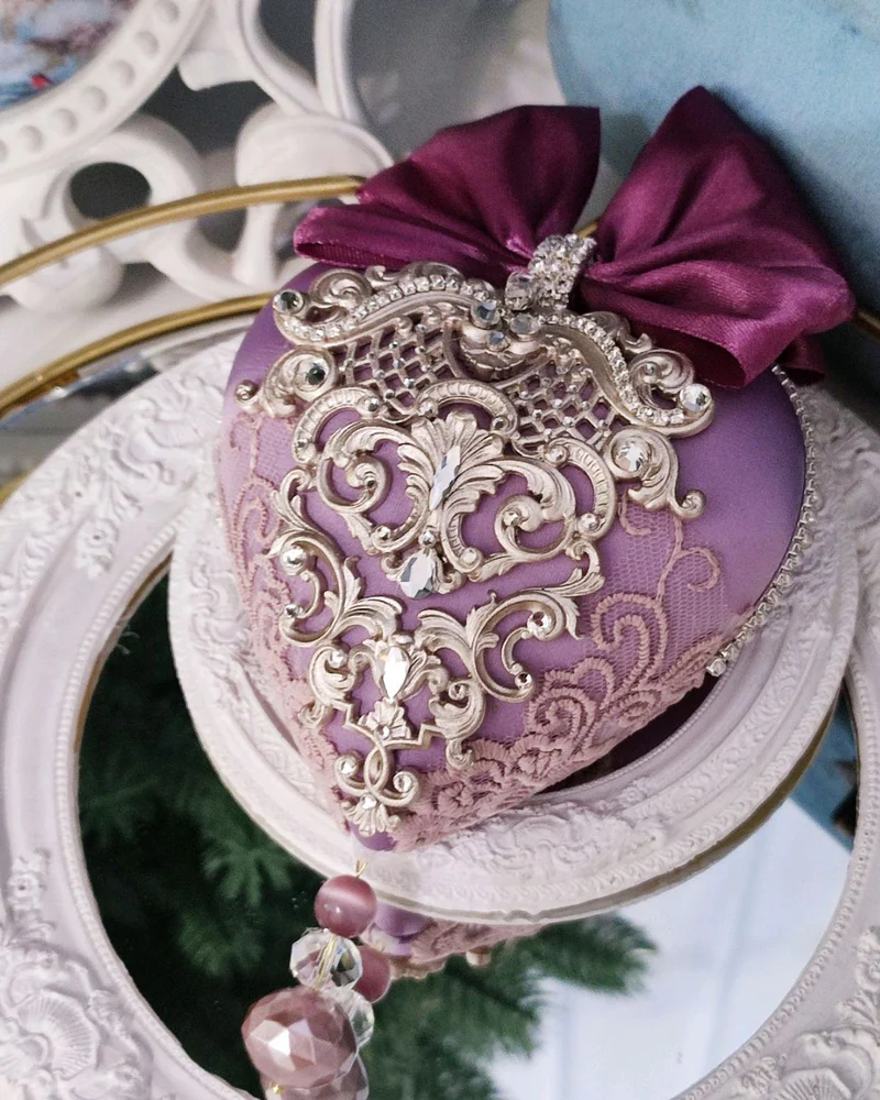 Ёлочная игрушка "Сердце"