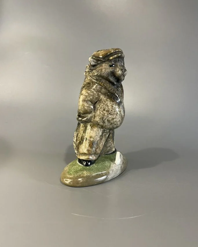 Скульптура из натурального камня, 19 см