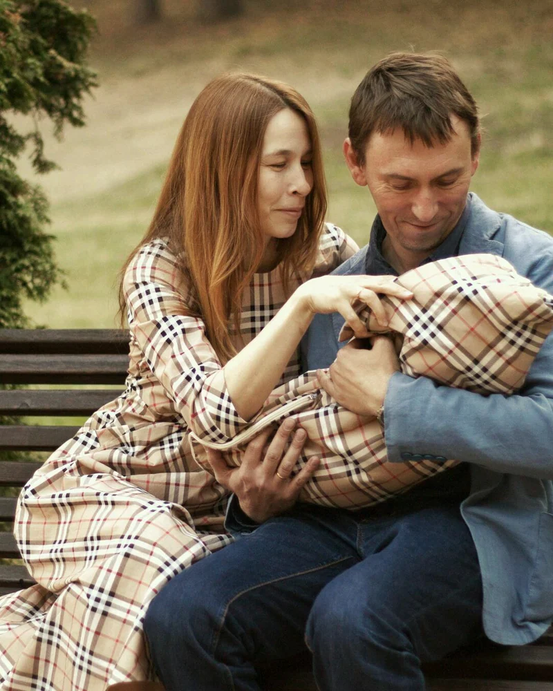 Платье для беременных — бежевый цвет