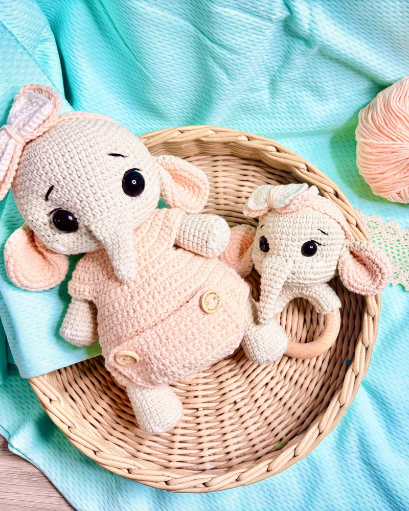 Игрушка и погремушка-грызунок — Розовый