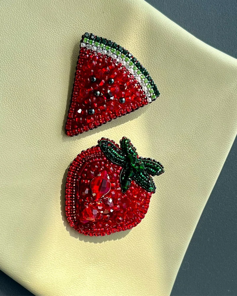 Сет брошей «вкус лета»