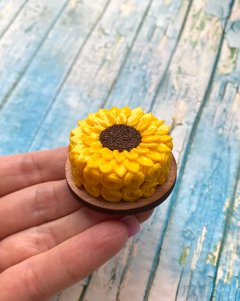 Кукольный торт «Подсолнух🌻»