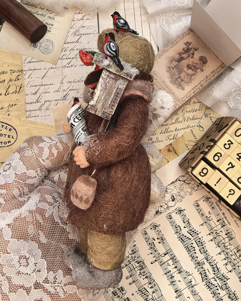 Ватная игрушка "Снегири налетели"