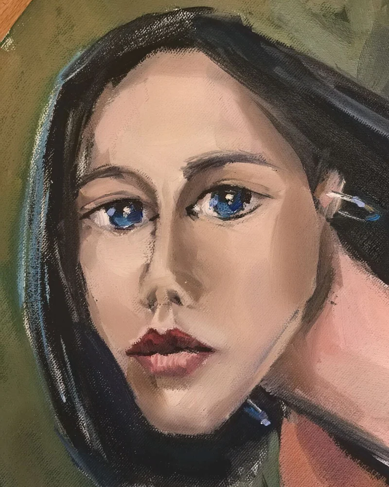 Картина маслом на холсте Русские красавицы, 80*100см
