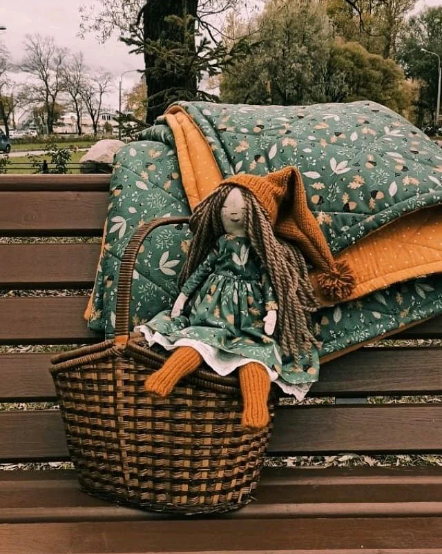 Текстильный плед Осень