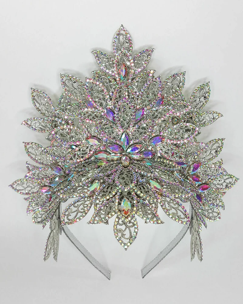 Сверкающая корона ручной работы Holographic