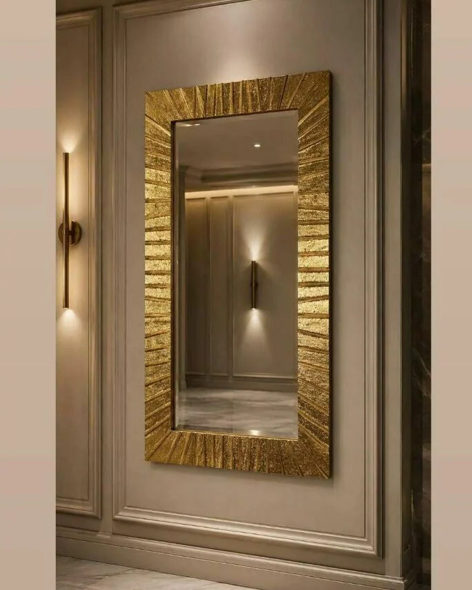 Зеркало Solara 80×120 см, золотая поталь — Золотая поталь