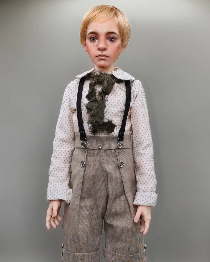 Толя - авторская шарнирная BJD кукла — Tolya BJD artdoll