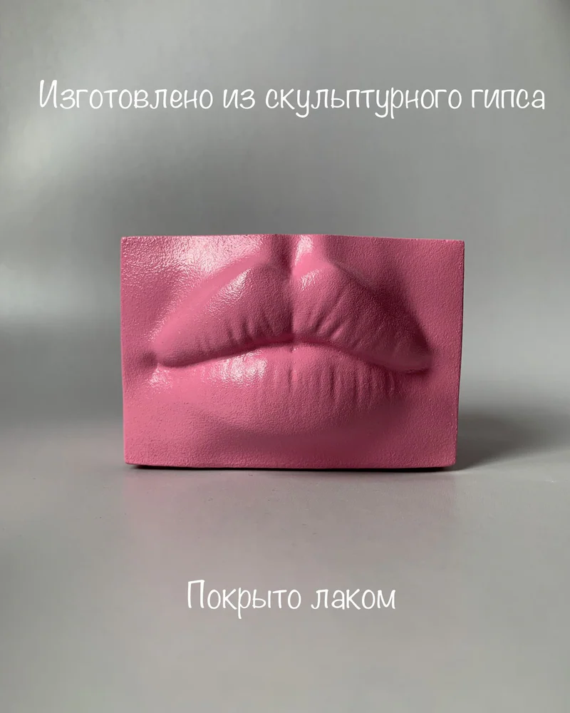 Кашпо-органайзер «Губы» — Розовый