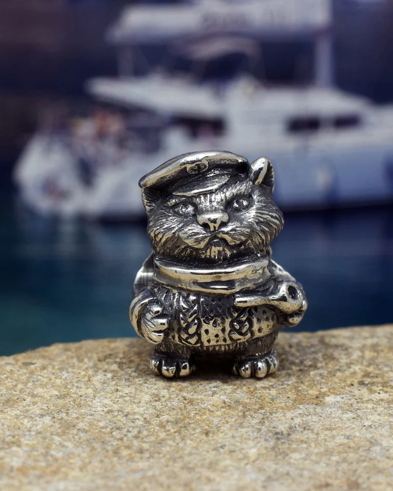 Бусина Морской Кот