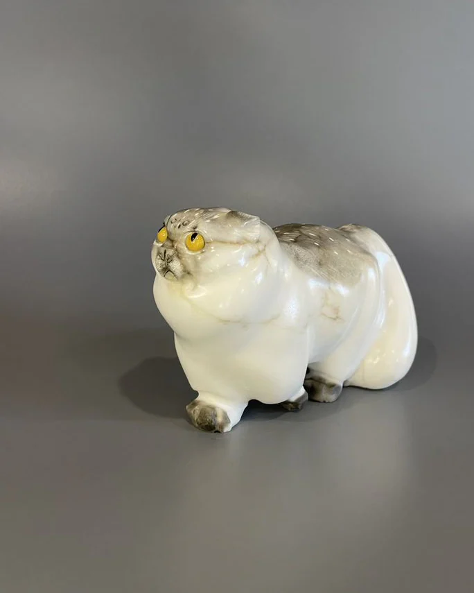 Скульптура «Кот» из камня