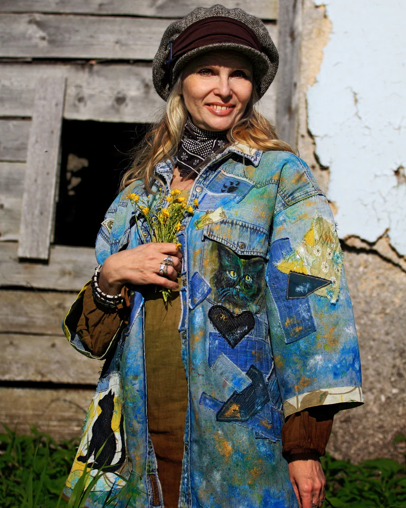 Рубашка "Черный кот".